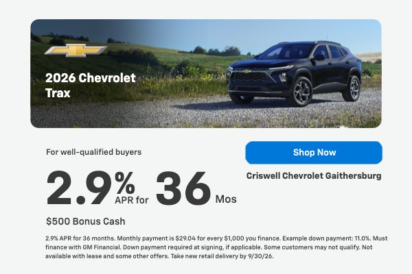 2026 Chevrolet Trax