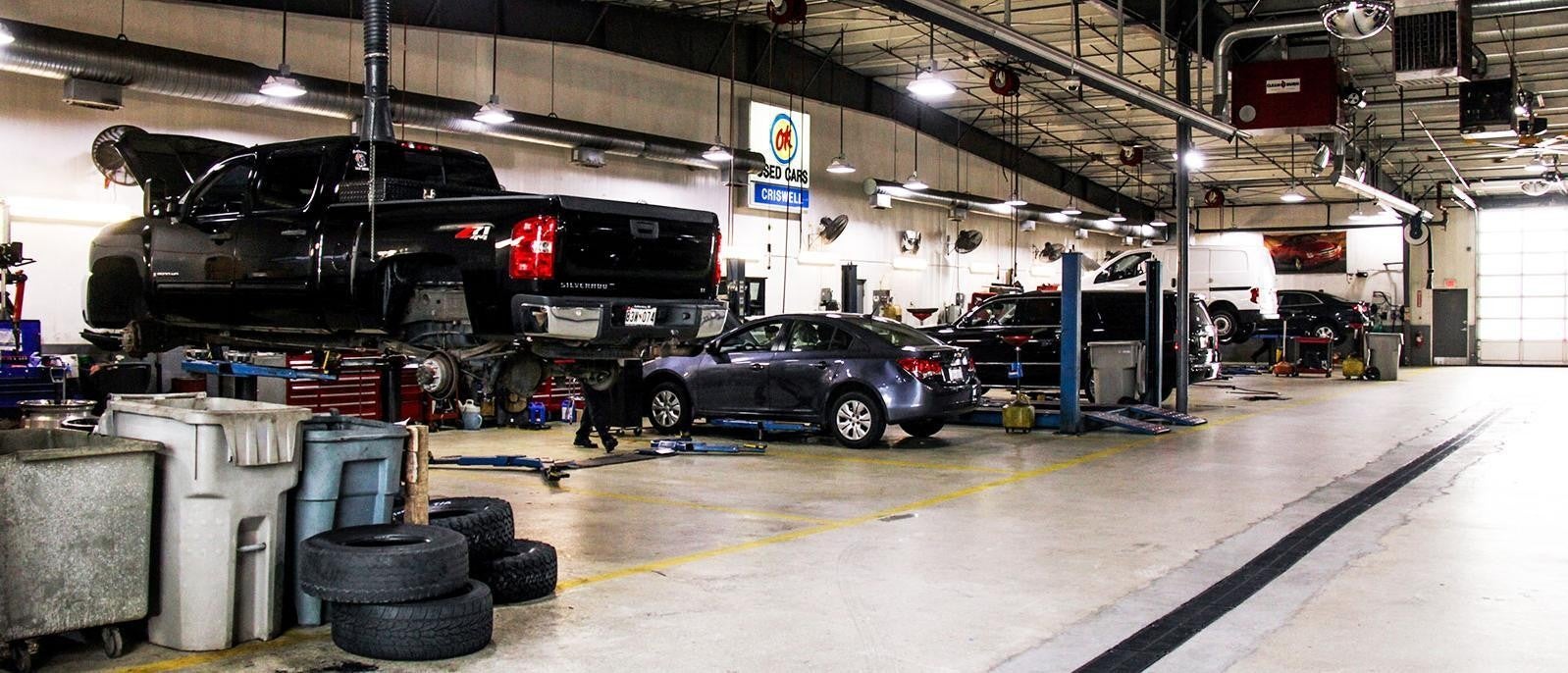 Criswell Chevrolet of Gaithersburg dealership service body shop