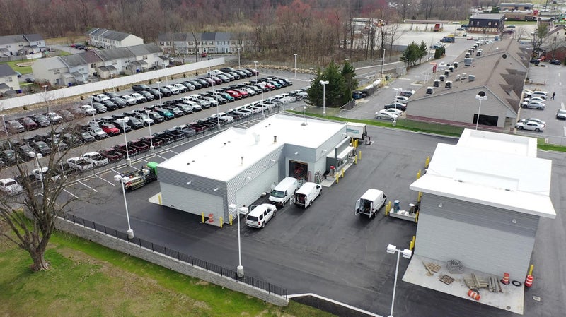 differnt angle in eagle view of criswell carwash